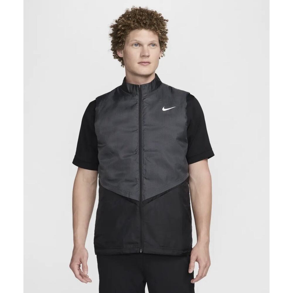 Nike Therma-Fit ADV Repel Golf Vest Black Anthracite Men’s Sz XL FQ0447-010